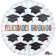 Globo Felicidades Graduado 45 cm helio o aire