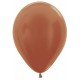 Globo Sempertex R12 30 cm Metal Cobre 50 uds