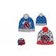 Gorro spiderman invierno para nino AZUL 52 CM