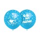 Globos azules Es un nino 8 uds 30 cm