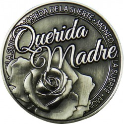 Moneda de la suerte querida madre