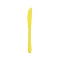 Cuchillos amarillo 10 und