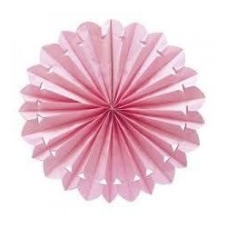 Abanico rosa de 50 cm decoracion fiesta