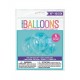 Globos transparentes confeti azul 16 48 cm 5 uds