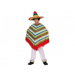 DISFRAZ MEJICANO PARA NINO PONCHO