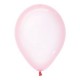 Globos cristal pastel rosado 50 uds 30 cm