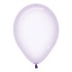 Globos cristal pastel lila 50 uds 30 cm sempertex