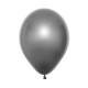 Globos Duo plata cristal solido 25 uds 30 cm