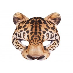 Mascara leopardo media cara