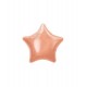 Globo estrella rosa dorado 20 helio o aire 50 cm