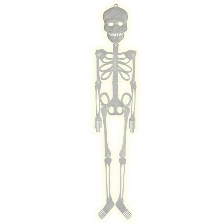 Esqueleto fluorescente 75 cm plastico