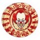 Platos payaso terror halloween 8 uds 23 cm