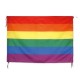 Bandera orgullo LGTBI barata 100 X 70 cm