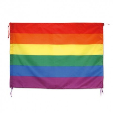 Bandera orgullo LGTBI barata 100 X 70 cm