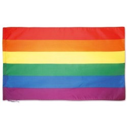 Bandera orgullo LGTBI barata 90 x 150 cm