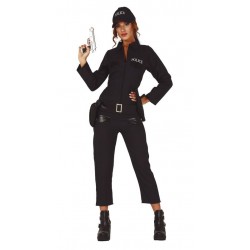 Disfraz policia mujer SWAT adulta