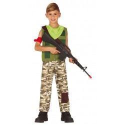 Disfraz soldado mercenario videojuego infantil