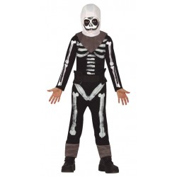 Disfraz soldado esqueleto videojuego infantil