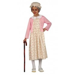 Disfraz de abuela o anciana infantil