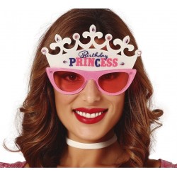 Gafas princesa para cumpleanos