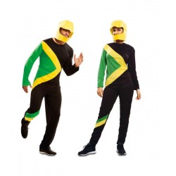 Disfraz corredor bobsleigh jamiacano hombre talla ML 52