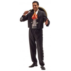 Disfraz mejicano mariachi negro talla ML