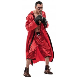 Disfraz boxeador rojo adulto