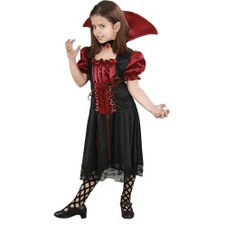 Disfraz vampiresa para niña talla 5-6 años