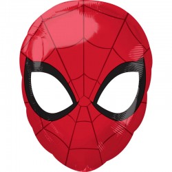 Globo Spiderman cara 45 cm helio o aire
