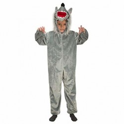 Disfraz lobo gris infantil para nino 1 2 anos