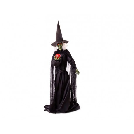 Figura bruja halloween con luz y Sonido 195 cm