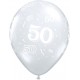 Globo transparente 50 anos latex unidad