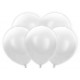 Globos con luz led blancos 5 uds 30 cm