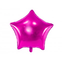 Globo forma estrella 48 cm rosa