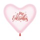 Globo corazon me encantas 30 cm 12 uds