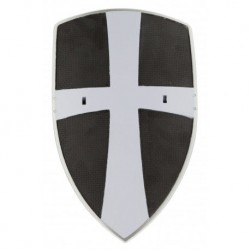 Escudo medieval negro 31x20 cm
