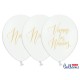 Globos vivan los novios 6 uds 30 cm