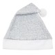 Gorro papa noel plata luxex brillantina