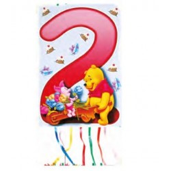 Piñata Winnie The Pooh numero 2 33x46 cm