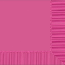 Servilletas rosa fuerte 22x22 cm