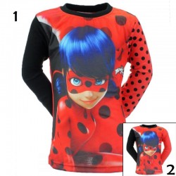 Camiseta ladybug manga larga para niña tallas ROJO 3 AÑOS