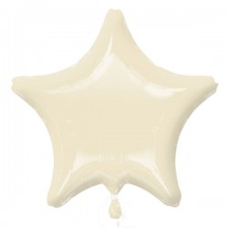 Globo estrella Ivory 45 cm helio o aire