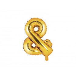 Globo simbolo 38 oro 35 cm