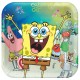 Platos Bob Esponja 23 cm 8 uds