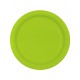 Platos verde lima 18 cm carton 8 uds