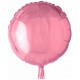 Globo redondo color rosa 46 cm helio o aire