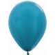 Globo Metal azul caribe Sempertex R12 30 cm 12 uds
