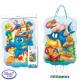 Pinata tiburon azul para fiesta Baby Shark 47x31 cm