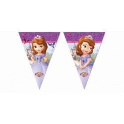 Banderin triangular Princesa sofia 2,2 mt