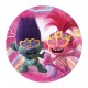 Platos cumpleanos Trolls 2 8 uds 23 cm